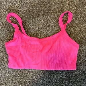 Year of Ours Hot Pink Sports Bra